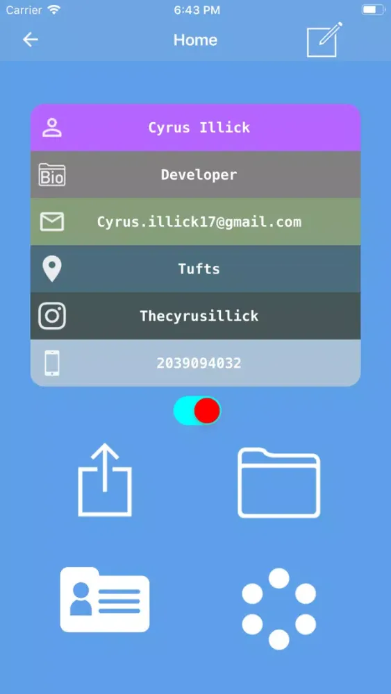 تصاویر Ligo - A Digital Business Card
