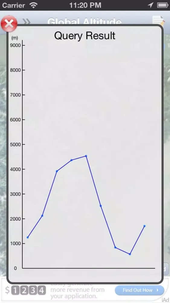 Show Altitude (Query for elevation globally) Screenshots