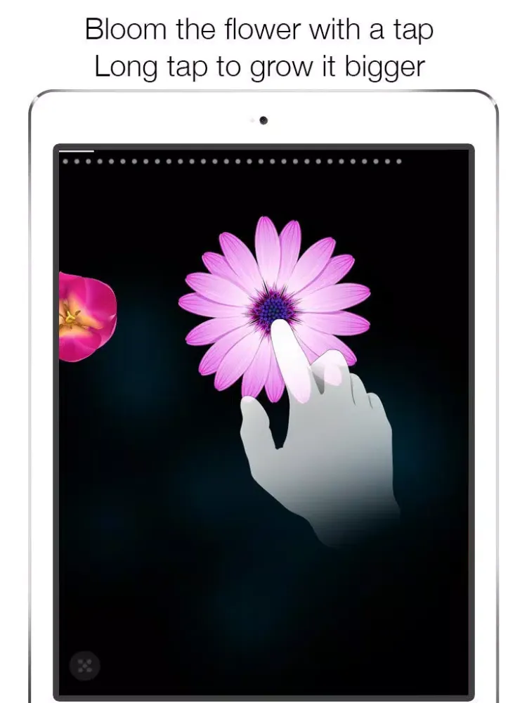 Ảnh chụp màn hình của Bloom Free - Let flowers bloom with a tap on the screen - iPad 