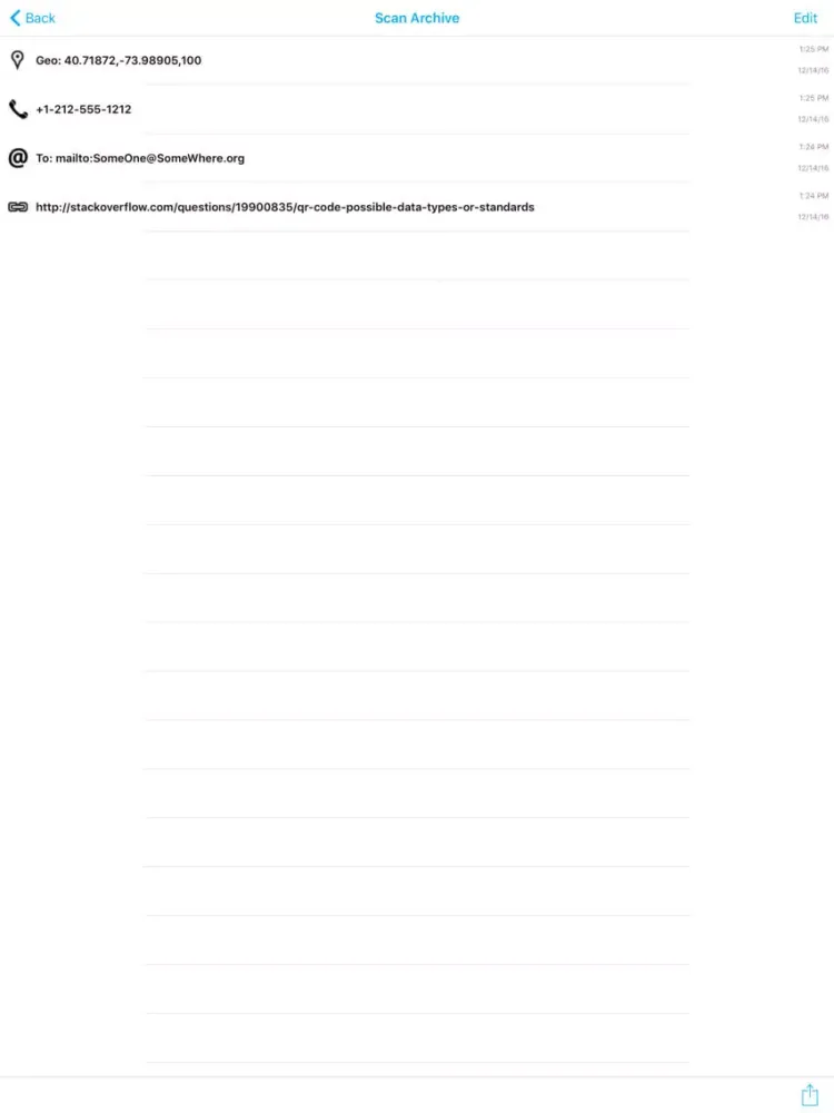 Tangkapan layar QR Code - Reader & QR Creator iPad 