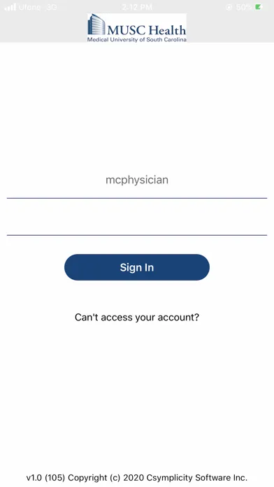 MUSC Consult سکرین شاٹس
