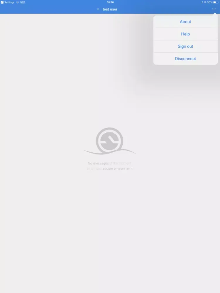Zrzuty ekranu AppGate SDP iPad 