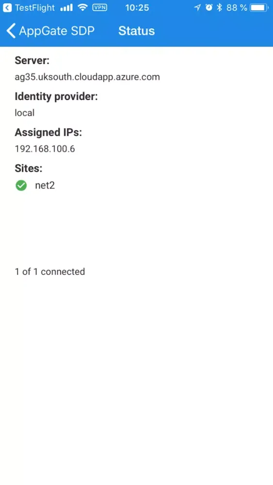 Zrzuty ekranu AppGate SDP