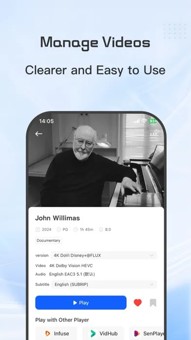 Tangkapan layar DS Cloud-Video Library&Player