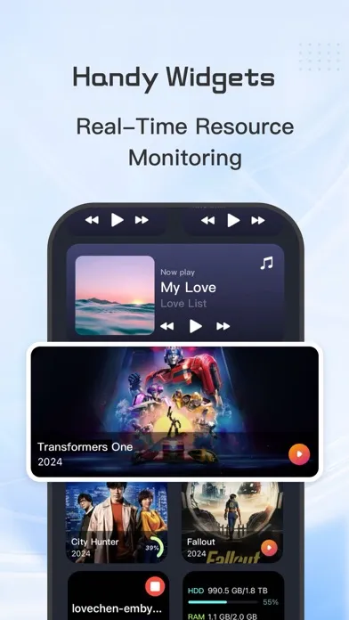 Tangkapan layar DS Cloud-Video Library&Player
