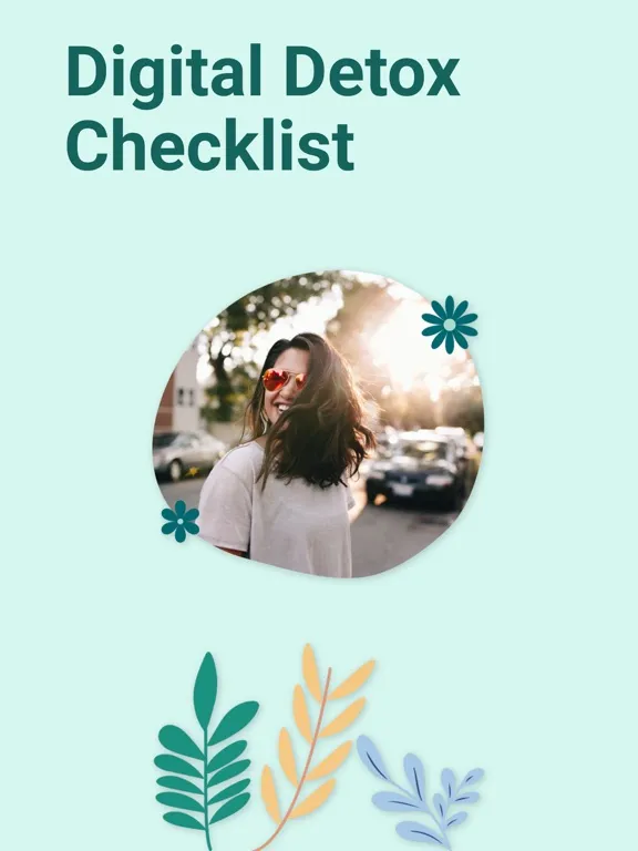 Скриншоты Digital Detox Checklist iPad 
