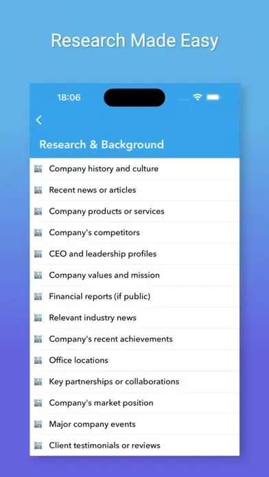 Job Interview Checklist应用截图