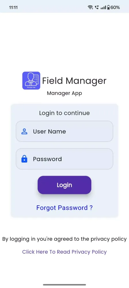 ภาพหน้าจอของ Manager App for Field Manager