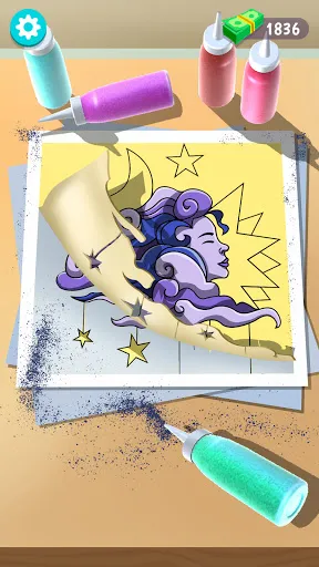 Tangkapan layar Sand Painting