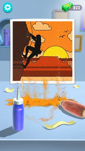 Tangkapan layar Sand Painting