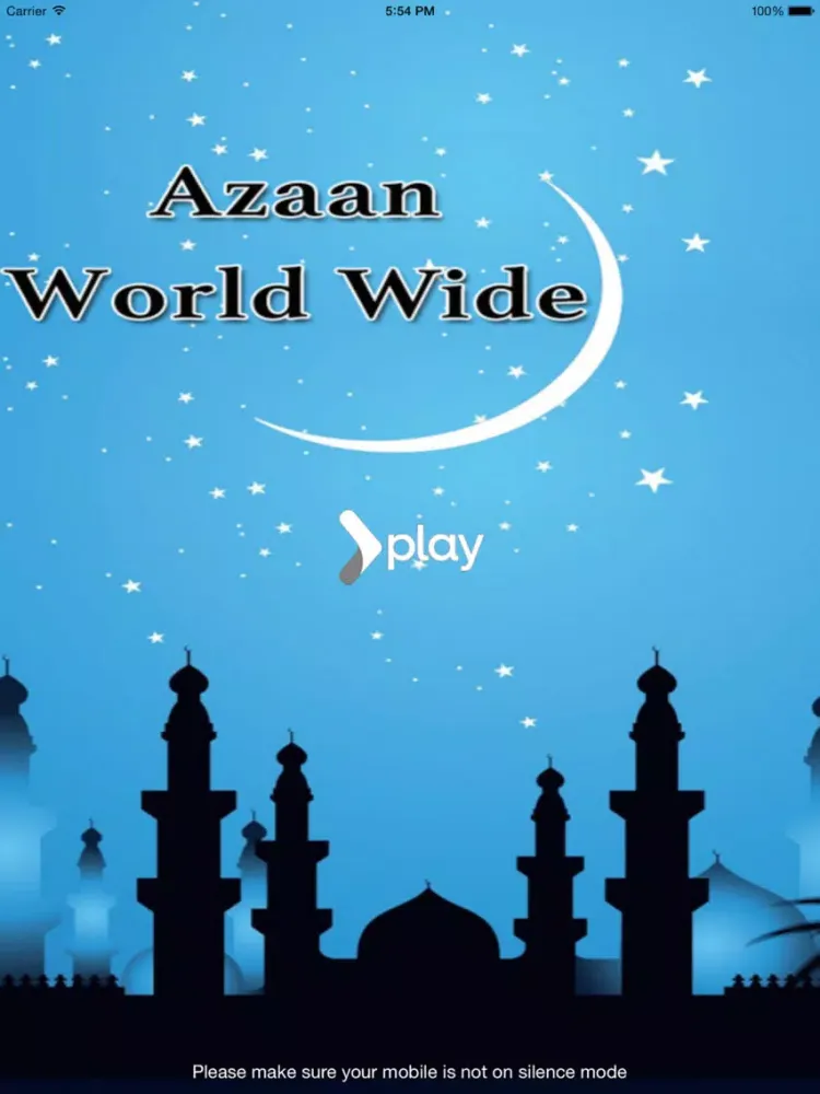 Zrzuty ekranu Azan World Wide iPad 