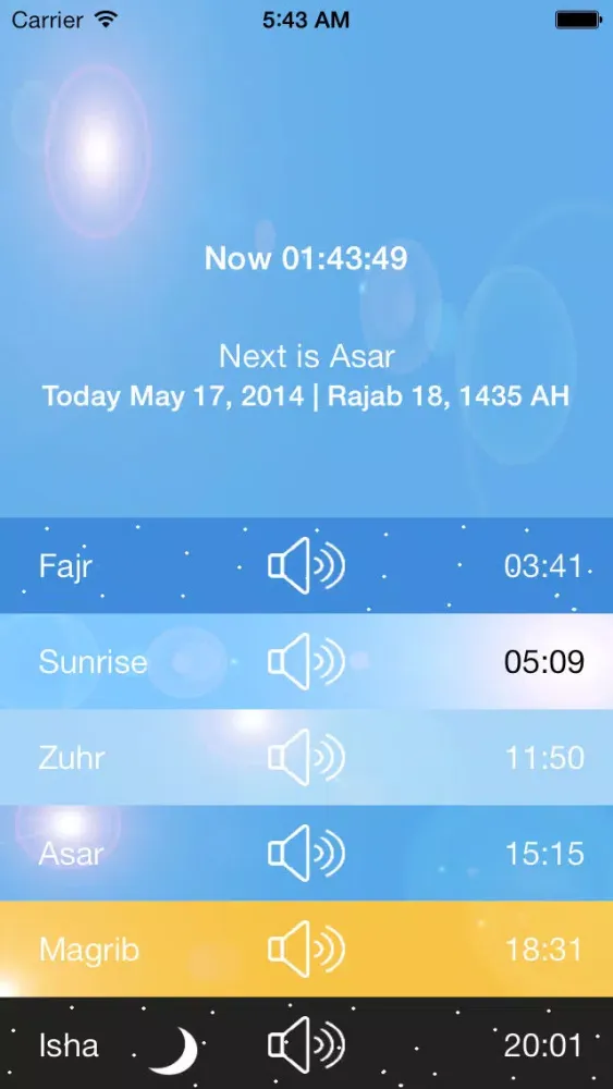 Ramzaan & Islam Prayer Timings Ekran Görüntüleri