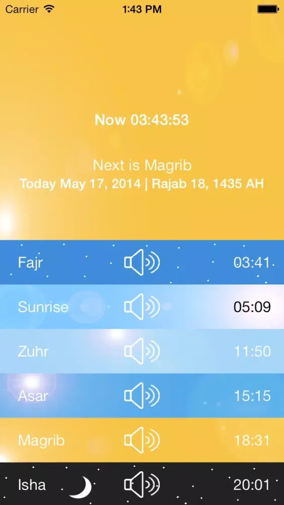 Ramzaan & Islam Prayer Timings Ekran Görüntüleri