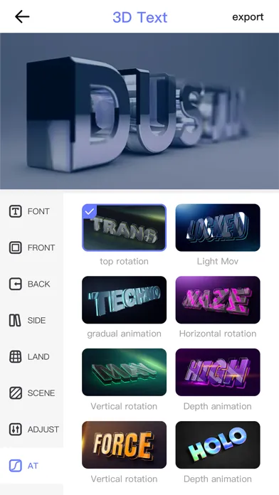 3D Text-AI Art Word Font Maker स्क्रीनशॉट