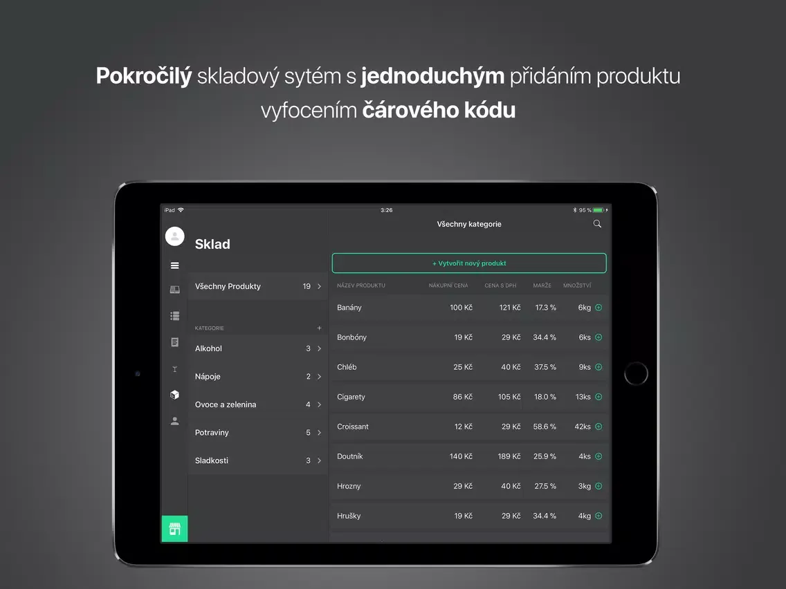 Andrej POS iPad  スクリーンショット