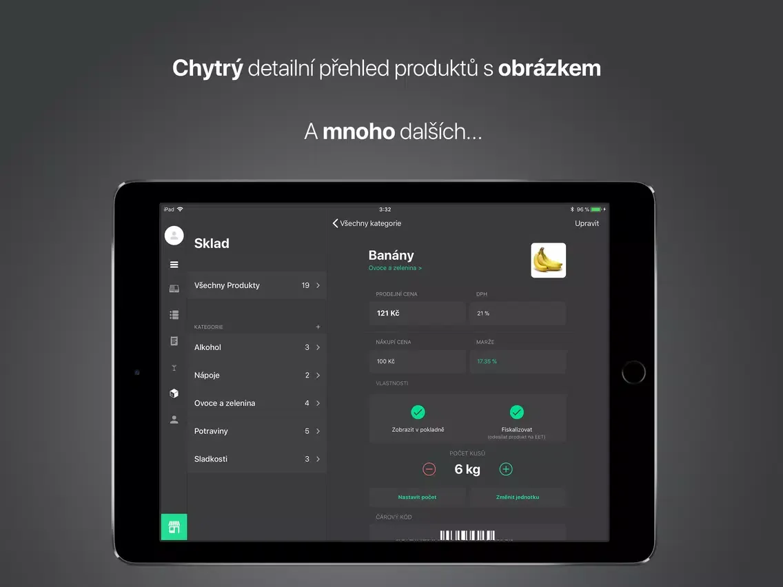 Andrej POS iPad  スクリーンショット