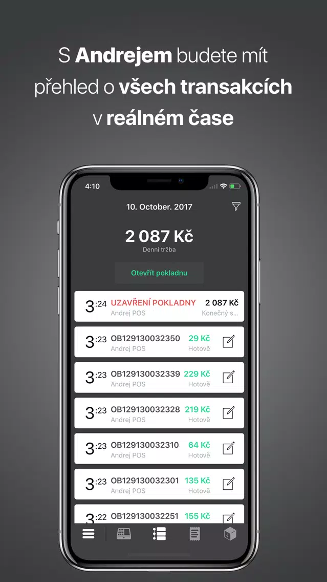 Ảnh chụp màn hình của Andrej POS