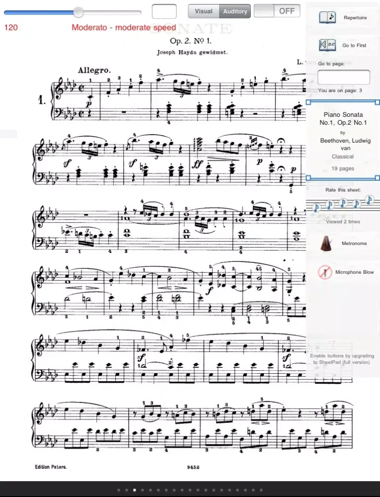 SheetRack Lite - Original Sheet Music Score Read... iPad  Screenshots