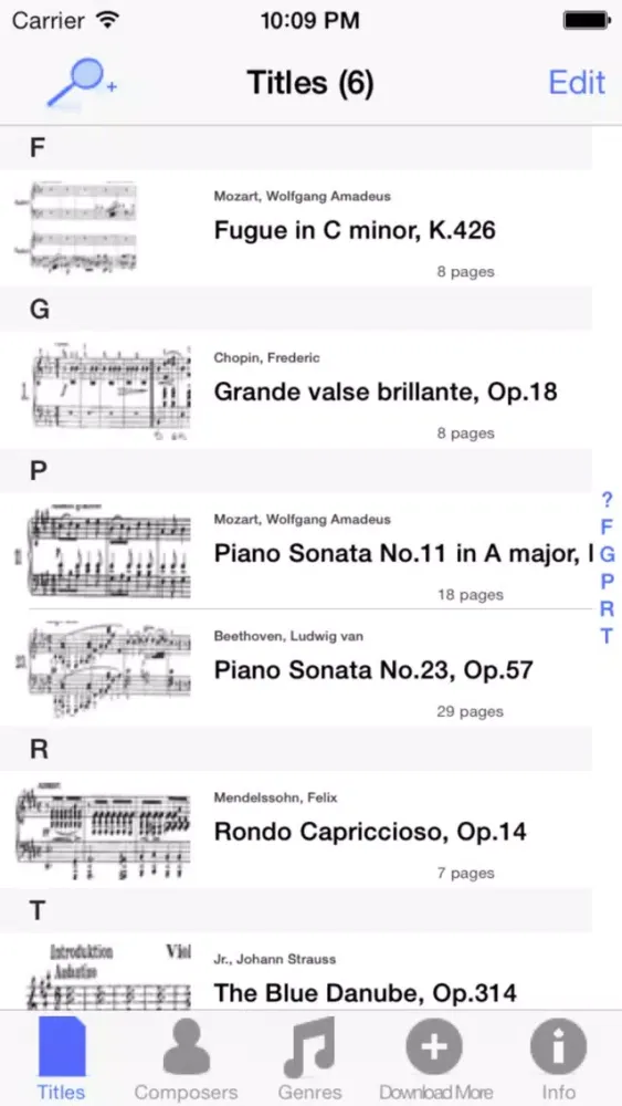 SheetRack Lite - Original Sheet Music Score Read... Screenshots