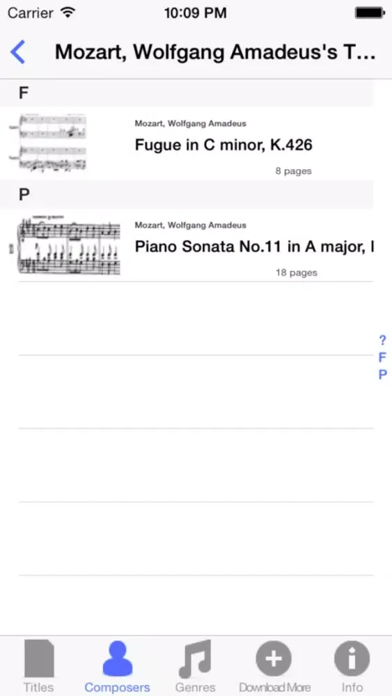 SheetRack Lite - Original Sheet Music Score Read... Screenshots