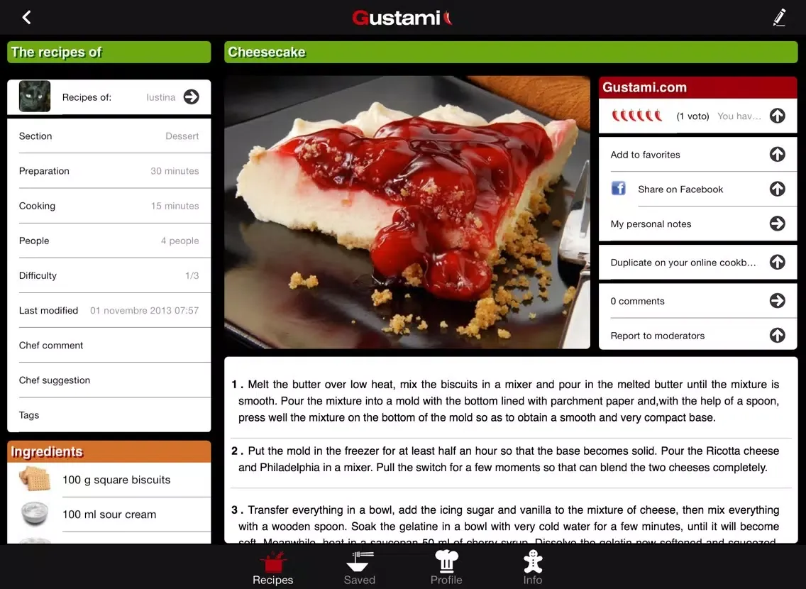 Gustami iPad  Screenshots