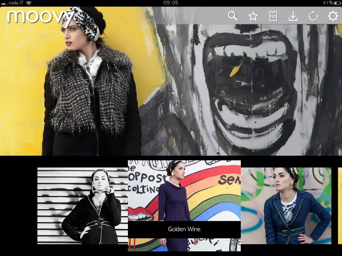 Tangkapan layar Moovy iPad 