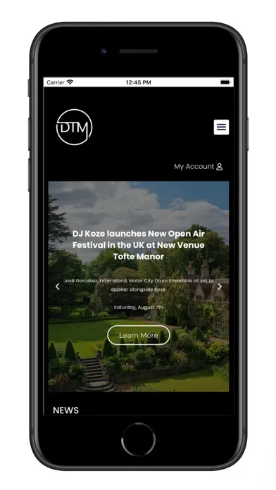 Screenshot di Deep Tech Minimal