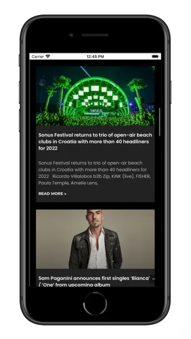 Screenshot di Deep Tech Minimal