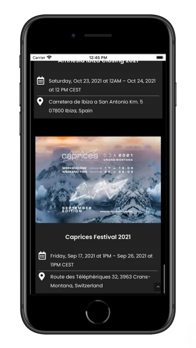Screenshot di Deep Tech Minimal