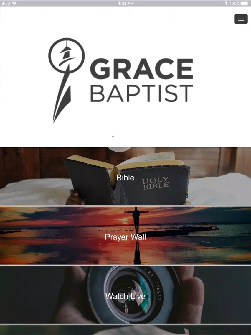 Grace Baptist Church Ohio iPad  스크린샷
