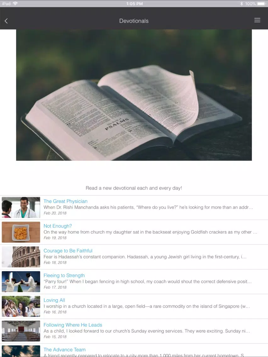 Grace Baptist Church Ohio iPad  스크린샷