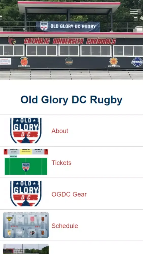 Old Glory DC Rugby Ekran Görüntüleri