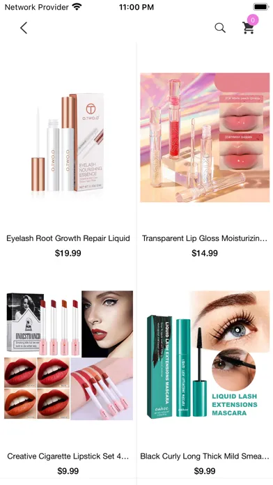 Ảnh chụp màn hình của Cosmetics Store