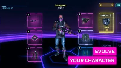 CyberHero: Cyberpunk PvP TPS應用截圖
