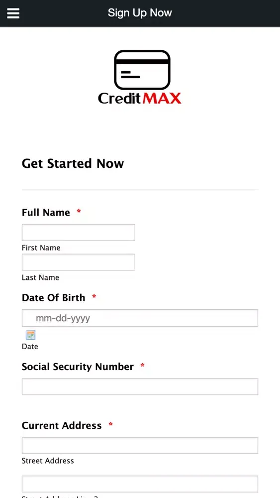 Credit Max Credit Repair App Screenshots