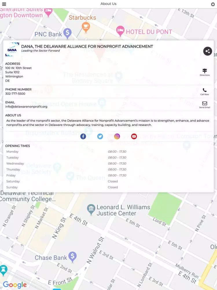 DANA Nonprofit iPad  Screenshots