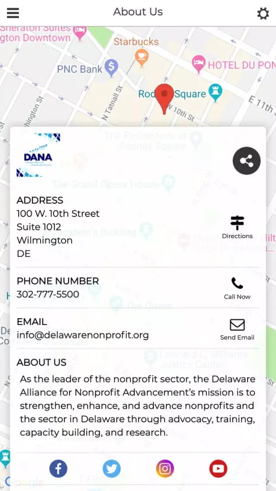 DANA Nonprofit Screenshots