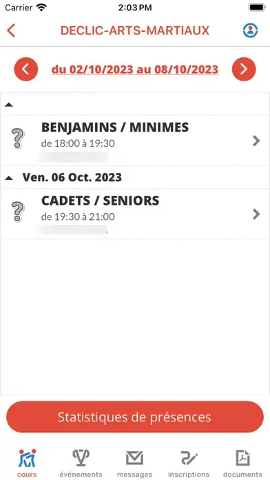 ภาพหน้าจอของ DECLIC-ARTS MARTIAUX LICENCIES