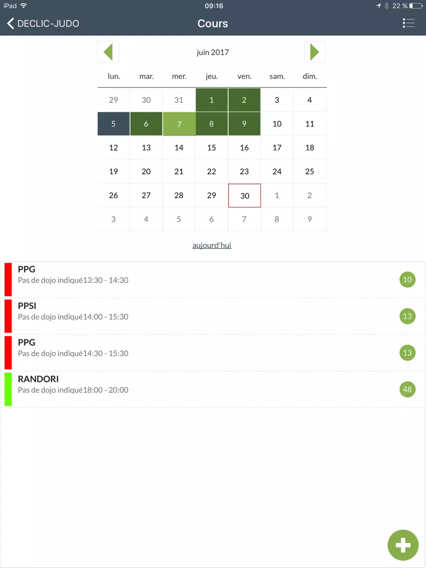 DECLIC-JUDO HN iPad 應用截圖