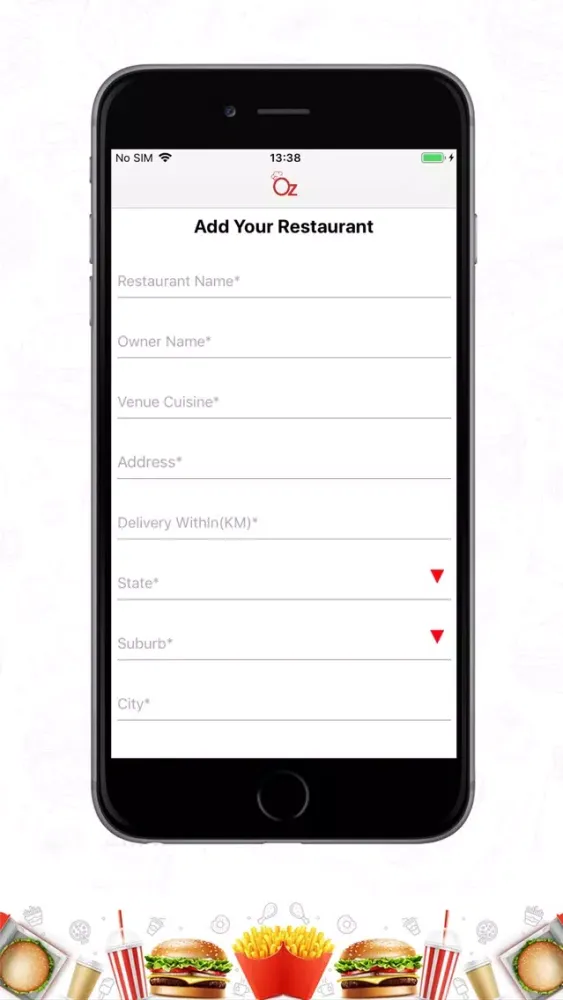 OzFoodHunter – Partner APP スクリーンショット