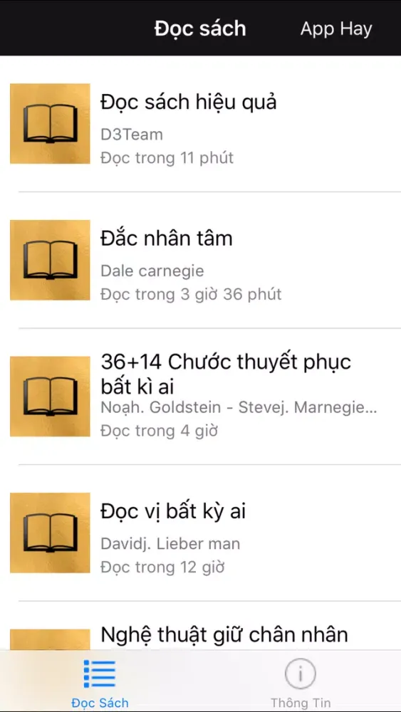 ภาพหน้าจอของ Đắc Nhân Tâm - Sách Offline