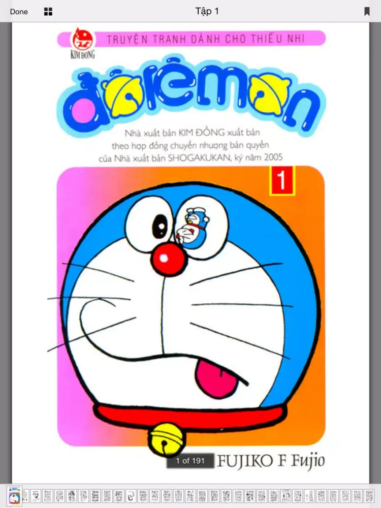 Doremon Trọn Bộ Bản Đẹp iPad 應用截圖