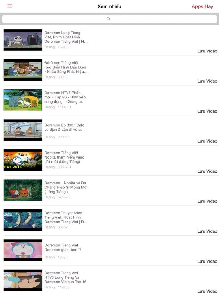 Phim Hoạt Hình Cho Doremon iPad Screenshots