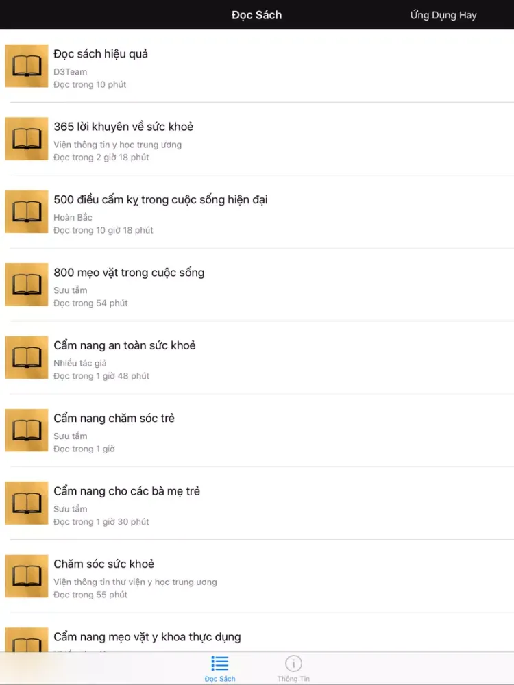 Capturas de pantalla de Mẹo Cuộc Sống - 2000+ Mẹo Sử Dụng Hàng Ngày iPad 