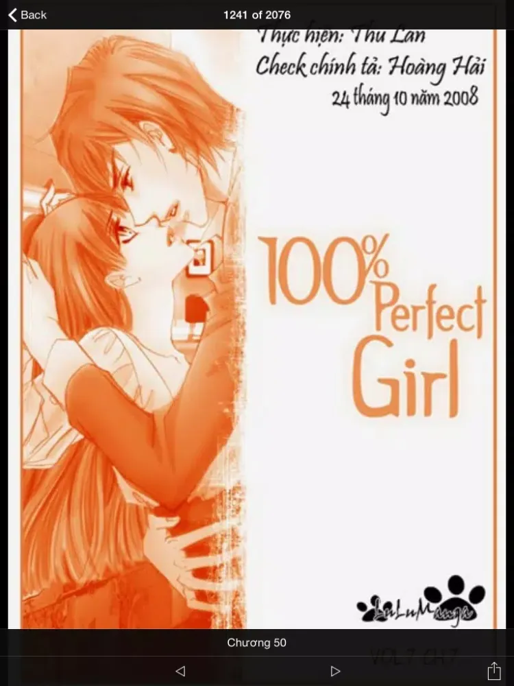 100% Perfect Girl - Đọc Truyện Tranh Offline iPad 应用截图