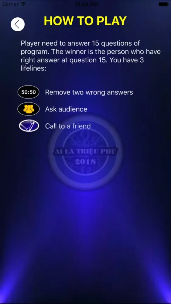Captures d'écran de Ai La Trieu Phu-2018