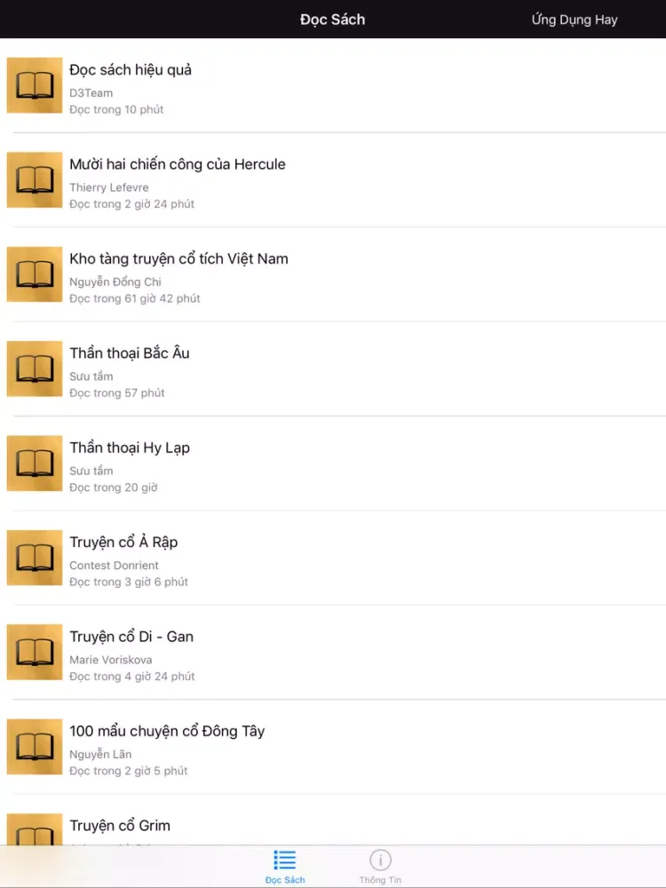 Truyện Cho Bé - Cho Bé Ngủ Ngon iPad  スクリーンショット
