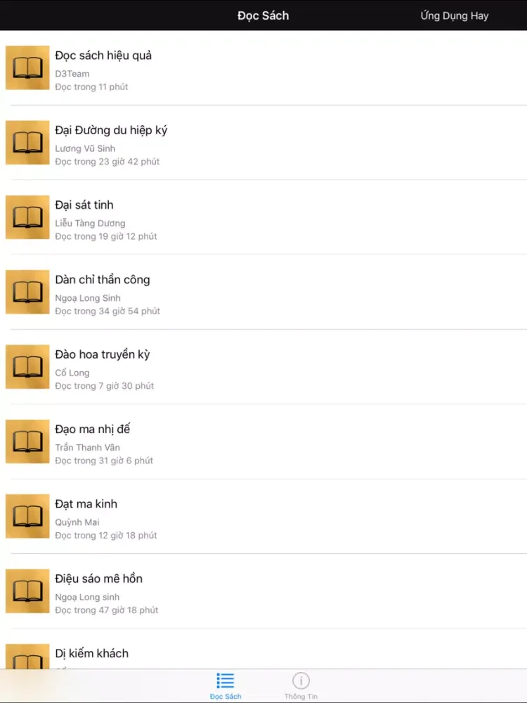 Truyện Kiếm Hiệp Offline iPad  Screenshots