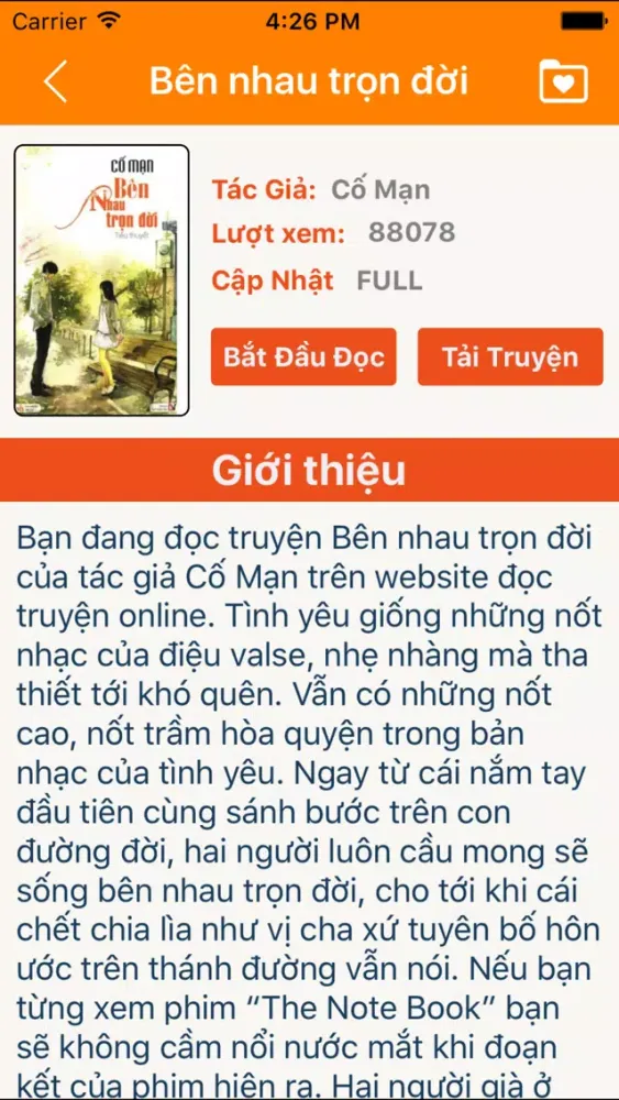 Truyện Mới - Tiểu Thuyết, Ngôn Tình, Kiếp Hiệp Online, Offline Ekran Görüntüleri