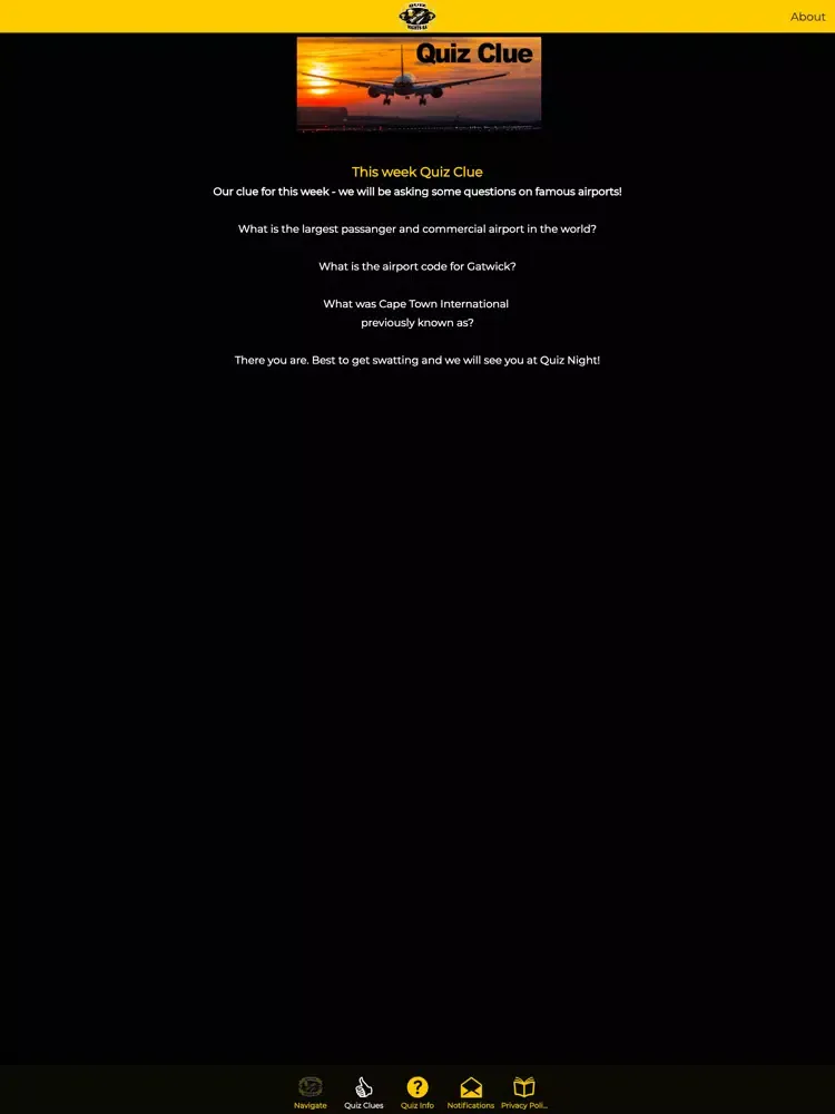 صور Quiz Nights SA iPad 